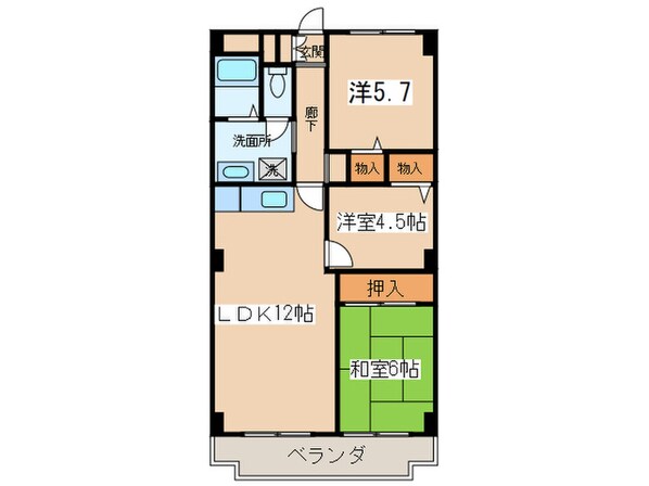 ペアシティー湘南の物件間取画像